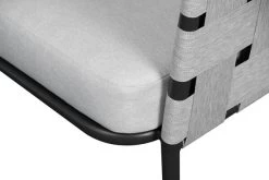 OUTFLEXX Ecklounge, Anthrazit Matt/hellgrau, Alu/Spuncrylic, 3-tlg., Tisch 76x76cm 4-5 Pers -Gartenmöbel Geschäft 21793 8.jpg