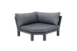OUTFLEXX Ecklounge, Anthrazit Matt/dunkelgrau, Alu/Spuncrylic, 5-tlg., Tisch 115x115cm, 4-6 Pers -Gartenmöbel Geschäft 21797 8.jpg