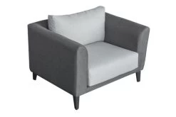 OUTFLEXX Loungemöbel Set, Dunkelgrau, Alu/Spuncrylic, 4-tlg., Tisch 123x80cm, 5 Pers -Gartenmöbel Geschäft 21807 3.jpg