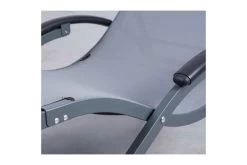 LECO Sonnenliege, Grau, Aluminium/Textilene 15 LECO Sonnenliege, Grau, Aluminium/Textilene -Gartenmöbel Geschäft 21879 7.jpg