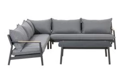 OUTFLEXX Monti Ecklounge, Dunkelgrau, Alu/FSC®-Teakholz/Polyester, 4-5 Personen, Inkl. Loungetisch Und Polster -Gartenmöbel Geschäft 21927 3.jpg