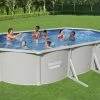 BESTWAY Hydrium Pool Komplett-Set, Grau, Stahl/PVC, 610x360x120cm, Oval, Mit Sandfilter, Leiter, Abdeck- Und Bodenplane 2 BESTWAY Hydrium Pool Komplett-Set, Grau, Stahl/PVC, 610x360x120cm, Oval, Mit Sandfilter, Leiter, Abdeck- Und Bodenplane -Gartenmöbel Geschäft 21949 01.jpg