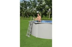 BESTWAY Hydrium Pool Komplett-Set, Grau, Stahl/PVC, 610x360x120cm, Oval, Mit Sandfilter, Leiter, Abdeck- Und Bodenplane -Gartenmöbel Geschäft 21949 08.jpg