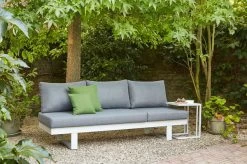 SIENA GARDEN Avenia Dining-Bank/Liege, Matt Weiß-grau/stone Grey, Aluminium, 73x195x70 Cm, Inkl. Sitz-und Rückenkissen -Gartenmöbel Geschäft 21999 11.jpg