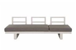 SIENA GARDEN Avenia Dining-Bank/Liege, Matt Weiß-grau/stone Grey, Aluminium, 73x195x70 Cm, Inkl. Sitz-und Rückenkissen -Gartenmöbel Geschäft 21999 8.jpg