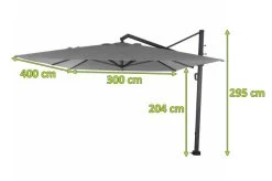 SIENA GARDEN Stratos Ampelschirm, Anthrazit/grau Meliert, Alu/Polyester, 300x400 Cm, UPF 50+, 360° Drehbar, 6-fach Neigbar -Gartenmöbel Geschäft 22009 5.jpg