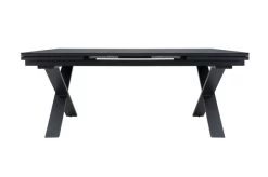 OUTFLEXX Esstischgarnitur, OUTFLEXX® Anthrazit Matt, Alu / Spraystone / Textil, Tisch 180/280x100cm, 6 Stapelsessel, 2 Multipo -Gartenmöbel Geschäft 22140 11.jpg