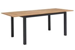 OUTFLEXX Esstischgarnitur, OUTFLEXX® Anthrazit Matt, Alu / Teak / Textil, Ausziehtisch 150/210x90cm, 4 Stapelsessel -Gartenmöbel Geschäft 22176 10.jpg