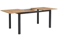 OUTFLEXX Esstischgarnitur, OUTFLEXX® Anthrazit Matt, Alu / Teak / Textil, Ausziehtisch 150/210x90cm, 6 Stapelsessel -Gartenmöbel Geschäft 22178 8.jpg