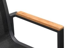 OUTFLEXX Esstischgarnitur, OUTFLEXX® Anthrazit Matt, Alu / Teak / Textil, Tisch 180/240x100cm, 6 Stapelsessel -Gartenmöbel Geschäft 22187 12.jpg