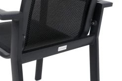 OUTFLEXX Esstischgarnitur, OUTFLEXX® Anthrazit Matt, Alu / Teak / Textil, Ausziehtisch 180/240x100cm, 8 Stapelsessel -Gartenmöbel Geschäft 22194 12.jpg