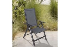 OUTFLEXX Esstischgarnitur, Anthrazit, Alu / Keramik / Textil, 180/280x100cm, 2 Multipo, 6 Stapelsessel -Gartenmöbel Geschäft 22236 3.jpg