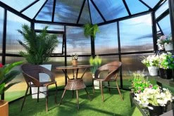 OUTFLEXX Gewächshaus, Schwarz, Alu/Polycarbonat, 309x355x272cm, Pulverbeschichtet -Gartenmöbel Geschäft 22275 10.jpg