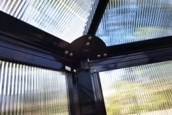 OUTFLEXX Gewächshaus, Schwarz, Alu/Polycarbonat, 309x355x272cm, Pulverbeschichtet -Gartenmöbel Geschäft 22275 13.jpg