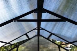 OUTFLEXX Gewächshaus, Schwarz, Alu/Polycarbonat, 311x250x228cm, Pulverbeschichtet -Gartenmöbel Geschäft 22278 10.jpg