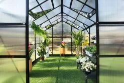 OUTFLEXX Gewächshaus, Schwarz, Alu/Polycarbonat, 372x250x228cm, Pulverbeschichtet -Gartenmöbel Geschäft 22279 11.jpg