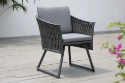 OUTFLEXX Oranger Blossom Sessel, Anthrazit, Aluminium/ XL Geflecht, 60x62x75 Cm , Inkl. Polster -Gartenmöbel Geschäft 22300 1.jpg