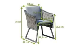 OUTFLEXX Oranger Blossom Sessel, Anthrazit, Aluminium/ XL Geflecht, 60x62x75 Cm , Inkl. Polster -Gartenmöbel Geschäft 22300 3.jpg