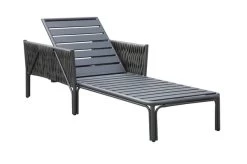 OUTFLEXX Mermaid Liege, Anthrazit, Aluminium/XL Geflecht, 203x75x56 Cm, Inkl. Polster 8 OUTFLEXX Mermaid Liege, Anthrazit, Aluminium/XL Geflecht, 203x75x56 Cm, Inkl. Polster -Gartenmöbel Geschäft 22302 3.jpg