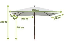 OUTFLEXX Mittelstockschirm, Natur/Teakoptik, Buchenholz, 300x400 Cm -Gartenmöbel Geschäft 22321 3.jpg