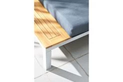 OUTFLEXX Ecklounge, Weiß/anthrazit, Aluminium/Polyester, FSC-Akazie, 4 Personen, Inkl. Polster -Gartenmöbel Geschäft 22365 weiss 07.jpg