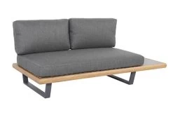 OUTFLEXX Ecklounge, Anthrazit/stone Grey, Aluminium/Akazie In Teakoptik, Für 5 Personen, Inkl. Polster -Gartenmöbel Geschäft 22367 10.jpg