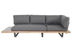 OUTFLEXX Ecklounge, Anthrazit/stone Grey, Aluminium/Akazie In Teakoptik, Für 5 Personen, Inkl. Polster -Gartenmöbel Geschäft 22367 12.jpg