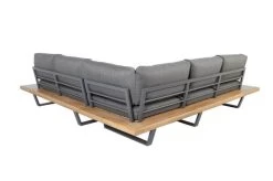 OUTFLEXX Ecklounge, Anthrazit/stone Grey, Aluminium/Akazie In Teakoptik, Für 5 Personen, Inkl. Polster -Gartenmöbel Geschäft 22367 14.jpg