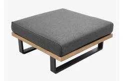 OUTFLEXX Loungeset, Aluminium Mit Sunproof Olefin, FSC Akazie, Gepolstert In Grau, Für 3-4 Personen -Gartenmöbel Geschäft 22368 17.jpg