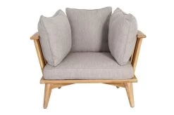 OUTFLEXX Loungeset, Hellgrau, Akazie, Teak-Look, Inkl. Polster, 4 Personen -Gartenmöbel Geschäft 22379 13.jpg