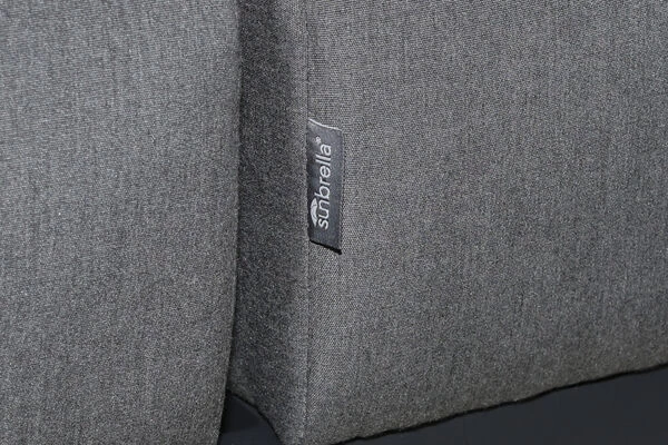 OUTFLEXX Liege, Anthrazit/flanelle, Alu/Sunbrella, 203x70x40/100, Höhenverstellbare Rückenlehne 9 OUTFLEXX Liege, Anthrazit/flanelle, Alu/Sunbrella, 203x70x40/100, Höhenverstellbare Rückenlehne – Bild 7