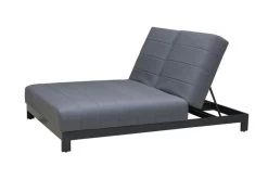 OUTFLEXX Doppelliegen, Anthrazit/flanelle, Alu/Sunbrella, 203x143x40/100, Höhenverstellbare Rückenlehne 16 OUTFLEXX Doppelliegen, Anthrazit/flanelle, Alu/Sunbrella, 203x143x40/100, Höhenverstellbare Rückenlehne -Gartenmöbel Geschäft 22412 6.jpg