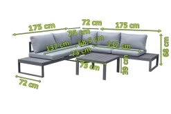 OUTFLEXX Loungemöbel, Anthrazit/grau, Alu/Olefin, 5 Personen, Loungetisch 73x73 Cm -Gartenmöbel Geschäft 22419 5.jpg