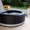 MSPA Premium Super Camaro Whirlpool, Schwarz/silber, PVC-Kunstleder, Ø204x70 Cm / 930L, Inkl. Fernbedienung, Für Bis Zu 6 Personen -Gartenmöbel Geschäft 22479 01.jpg