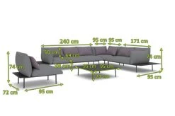 OUTFLEXX Kona Loungemöbel, Anthrazit/action Stone, Alu/Agora, Für Bis Zu 7 Personen, Seitenablagen Aus Alu -Gartenmöbel Geschäft 22554 5.jpg