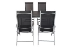 VILLANA Esstischgarnitur, Silber/schwarz, Alu/Holzimitat/Textil, Tisch 150x90cm, 4 Multipositionssessel -Gartenmöbel Geschäft 22559 07.jpg