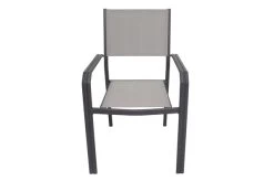 VILLANA Esstischgruppe, Anthrazit/grau, Alu/Textilene, Tisch 130/180x90cm, 6 Stapelsessel -Gartenmöbel Geschäft 22586 18.jpg