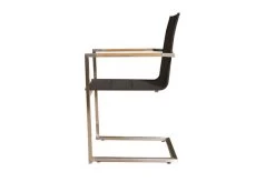 OUTFLEXX Esstischgarnitur, Silber/schwarz, Edelstahl/Granit/Textil, 200x100 Cm, 6 Freischwinger, Padded, FSC-Teakholz -Gartenmöbel Geschäft 22763 10.jpg