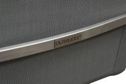 OUTFLEXX Esstischgarnitur, Silber, Edelstahl/Granit/Textil, 200x100 Cm, 4 Freischwinger, 2 Multipos, Padded, Teakarmlehnen -Gartenmöbel Geschäft 22770 15.jpg