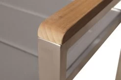 OUTFLEXX Esstischgarnitur, Silber/taupe, Edelstahl/Granit/Textil, 200x100 Cm, 6 Stühle, Padded, Armlehnen Aus FSC-Teak -Gartenmöbel Geschäft 22800 010.jpg