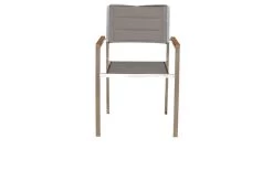 OUTFLEXX Esstischgarnitur, Silber/taupe, Edelstahl/Granit/Textil, 200x100 Cm, 6 Stühle, Padded, Armlehnen Aus FSC-Teak -Gartenmöbel Geschäft 22800 08.jpg