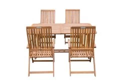 OUTFLEXX Sitzgruppe, Natur, Akazie, Ausziehtisch 150/200 X 90 Cm, 4 Multipositionssessel 22 OUTFLEXX Sitzgruppe, Natur, Akazie, Ausziehtisch 150/200 X 90 Cm, 4 Multipositionssessel -Gartenmöbel Geschäft 22805 10.jpg