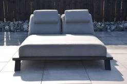OUTFLEXX Exklusivmodell Blain Doppelliege, Flanelle, Alu/Sunbrella, 222 X 144 X 38 Cm, Inkl. Verstellbarer Rückenlehne -Gartenmöbel Geschäft 22851 4.jpg