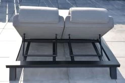 OUTFLEXX Exklusivmodell Blain Doppelliege, Flanelle, Alu/Sunbrella, 222 X 144 X 38 Cm, Inkl. Verstellbarer Rückenlehne -Gartenmöbel Geschäft 22851 6.jpg