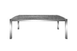 STERN Esstischgarnitur, Silbergrau/grau, Edelstahl/Textilene, Tisch 200 X 100 Cm, 2 Teilige Tischplatte, 4 Stapelsessel, Hohe Rückenlehne, 2 Multipo 22 STERN Esstischgarnitur, Silbergrau/grau, Edelstahl/Textilene, Tisch 200 X 100 Cm, 2 Teilige Tischplatte, 4 Stapelsessel, Hohe Rückenlehne, 2 Multipo -Gartenmöbel Geschäft 22901 10.jpg