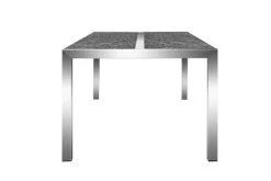 STERN Esstischgarnitur, Silber/grau, Edelstahl/Textilene, Tisch 200 X 100 Cm, 2 Teilige Tischplatte, 6 Multipositionssessel, Padded -Gartenmöbel Geschäft 22902 09.jpg