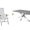 STERN Esstischgarnitur, Silber/grau, Edelstahl/Textilene, Tisch 200 X 100 Cm, 6 Multipositionssessel, Padded 1 STERN Esstischgarnitur, Silber/grau, Edelstahl/Textilene, Tisch 200 X 100 Cm, 6 Multipositionssessel, Padded -Gartenmöbel Geschäft 22912 01.jpg