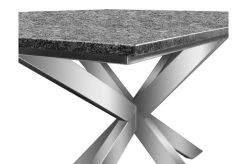 STERN Esstischgarnitur, Silber/grau, Edelstahl/Textilene, Tisch 200 X 100 Cm, 6 Stapelsessel, Hohe Rückenlehne, Padded -Gartenmöbel Geschäft 22914 07.JPG