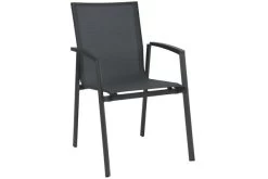 STERN New Top Esstischgarnitur, Anthrazit, Alu / Glas / Textil, Tisch 180/240x100cm, 4 Stapel-, 2 Klappsessel -Gartenmöbel Geschäft 22991 3.jpg