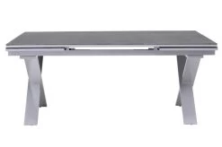 KETTLER BasicPlus Esstischgarnitur, Silber / Anthrazit, Alu / Spraystone / Textil, Tisch 180/280x100cm, 4 Stapelsessel, 2 Multipo -Gartenmöbel Geschäft 23013 11.jpg